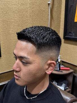 ヒロギンザバーバーショップ 大宮店(HIRO GINZA BARBER SHOP) ハイスキンフェードフェザーアップ/大宮/バーバー/メンズカット