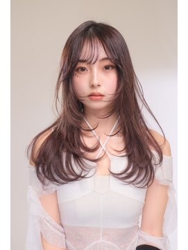 キング(K!ng) 縮毛矯正髪質改善ハイライトレイヤーカット枚方美容室エクステ