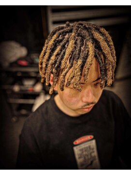 ゾーマ(ZOUMA) ドレッドエクステ　毛先茶色