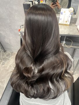 ミミー(mimiiy) 韓国ヘア/ワンホンヘア/ナチュラルブラウン/ブラウンカラー