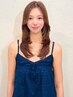 [新規]カット+イルミナorアディクシーカラー+超音波オージュアケア【新宿】
