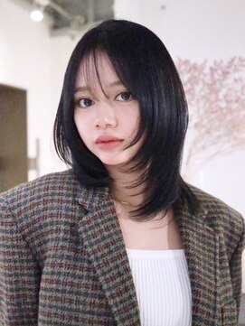 アイティー バイ アルバム 中野店(IT by ALBUM) ロング美髪顔周りレイヤー韓国ヘア_ba535792