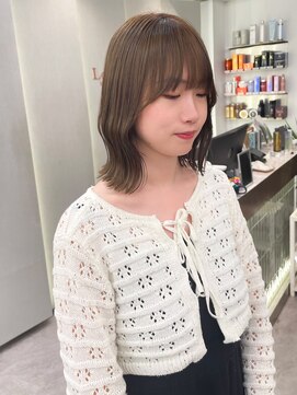 ロンド ブランシュ 錦糸町北口(Lond blanche) オリーブグレー/顔周り/韓国/レイヤーカット/小顔/錦糸町ボブ