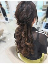 ラ ブーケ 大垣店(La Bouquet) ハーフアップアレンジ
