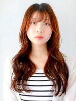 ガリカ 渋谷(Gallica)&nbsp;顔まわりレイヤー×ゆる巻き×ショコラブラウン