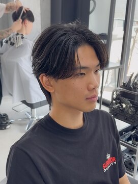 ボンド トウキョウ(BOND TOKYO) 毛流れセンターパート ニュアンスパーマ/くびれ/韓国ヘア/渋谷