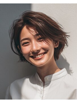 ルシードスタイル アウラ 松戸市五香(LUCIDO STYLE Aura) ナチュラルブラウンでつくる大人可愛いハッシュボブ/松戸/五香