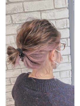 カノイ(KANOI) インナーカラー ピンク*