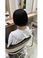 アッシュ 下丸子店(Ash)&nbsp;【岩城指名】丸みボブ×髪質改善ストレート