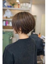 ヘアメイク ひととき(Hair make)&nbsp;丸みシルエット　小顔ショートボブ