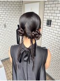 カチモリ ツインアレンジ タイトヘア イベントヘア 推し活ヘア