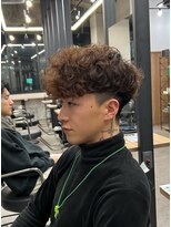 リッチブランドアンドコー 守口店(Rich Brand&Co) スペインカール ハイライトカラー メンズカット メンズパーマ
