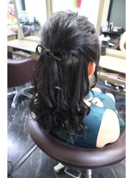 エヌエービー 池袋店(N.A.B.) ハーフアップ（ヘアセット）
