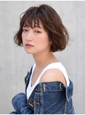 無造作がかわいいルーズボブ【MAKE'S m.clan原宿 矢沢和也】