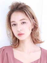 アース 三田南ウッディタウン店(HAIR&MAKE EARTH) 大人可愛いポンパドール風アレンジ