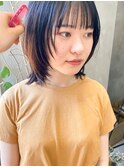 マッシュウルフ　ミディアムレイヤー  ボブウルフ 　ウルフ 大人