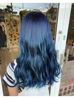 リラシー ヘアーアンドビューティー 龍ケ崎店(RELASY hair&beauty) 大人スカイブルー【イルミナカラー龍ケ崎】