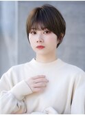 前髪あり耳掛けショート20代30代40代【AIN.表参道】川原大地