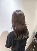 グレージュ◇セミロングスタイル
