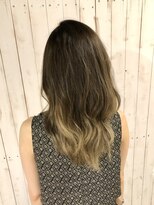 アンプリュス リアン(1+ Unplus lien)&nbsp;アッシュカラーシルバーベージュグラデーションカラー/亀戸