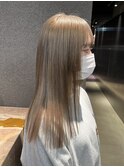 ミルクティーグレージュ