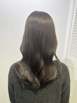 アドラーブル 万代店 (adorable) 【グレージュ】【艶カラー】【ミディアムレイヤー】10代20代