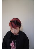 ロックなタイトショート/セクションカラー