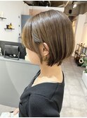 オリーブ×ショートボブ.