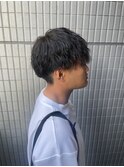 マッシュ×ツイストスパイラルパーマ
