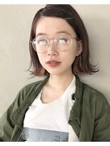 コス(kos)&nbsp;インナーグレージュ/マチルダボブ/前髪/ピンクベージュ/二子玉川