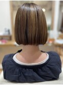 切りっぱなしボブ
