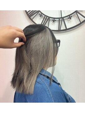 インパークス 町屋店(hair stage INPARKS) ブラック×グレー