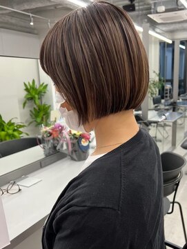 ジルブラン 横浜関内(JIL BLAN) ハイライトバレイヤージュダブルカラーケアブリーチ30代40代