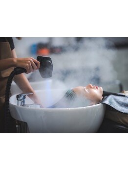 頭皮の汚れを落とし髪にハリとコシを与える極上ヘッドスパで癒されるひと時を。リラックスしたいときに是非