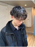 kisaiBUZZ中目黒＊岬弘人波巻きパーマメンズカット