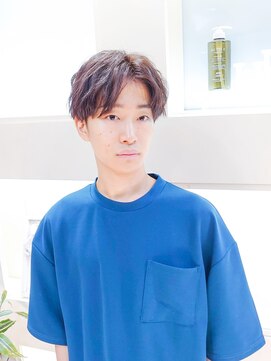 ヒート トウキョウ 目黒店(HEAT TOKYO) ツイスパセンターパートマッシュ波巻きダウンパーマメンズ目黒