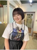 ボブ 透け感カラー 10代/20代/30代/40代/50代