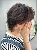 40代からの/ナチュラルショート/根元ふんわり