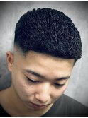 クロップ風フェザーアップ