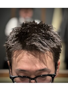 銀座 シノ 本店(shino) スパイキーショート　メンズショート　バーバー　顔剃り