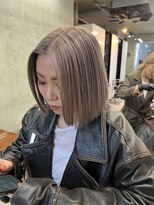 ソルトウォーター(SALT WATER)&nbsp;ピンクベージュ/イメチェン/ハイトーン/ブリーチ/恵比寿/代官山