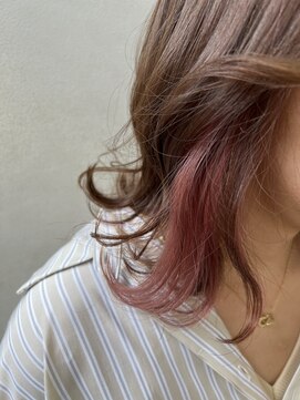 フィゼル 福島店(fizelle) イヤリングカラー×ピンク♪