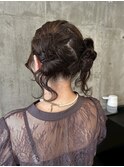 ツインリボンヘア