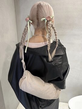 ペレ アネックス 大阪梅田茶屋町店(PELE ANNEX) くびれヘア/アプリコットオレンジ/夏のヘアアレンジ/梅田