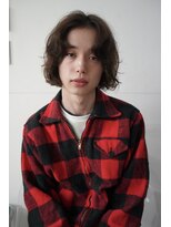 繭 メンズボブパーマ