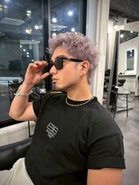 ラベル 渋谷(LAVEL)&nbsp;スパイキーショート/ホワイトパープル/メンズショートヘア/渋谷