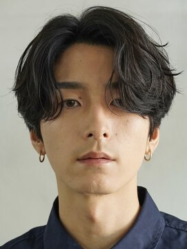 レタッチバイフィフス(RETOUCH by fifth) 原宿シャドウパーマルーズパーマセンターパート大人ビジネスヘア