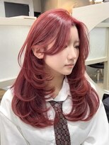 フォート(FORT)&nbsp;ダスティピンク/重めレイヤーカット/バタフライレイヤー