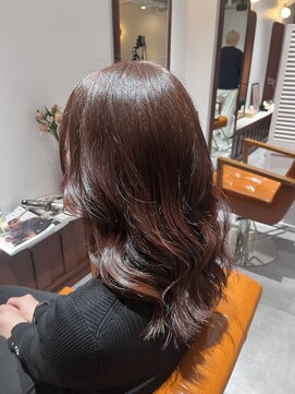 オーパスバイアンブルリュクス 池袋(Opus by ambleluxe) レディースカット/顔まわりレイヤー/チョコレートブラウン