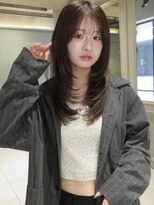 ニュートン(NEWTON)&nbsp;レイヤーカット　レイヤー　顔周り　韓国　透明感カラー　立川